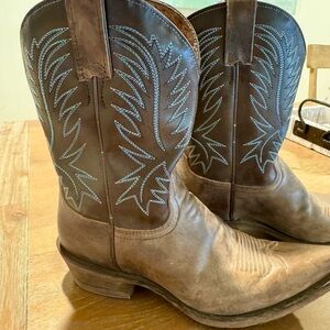 Nocona Women’s Cowboy Boots with Blue Stitching